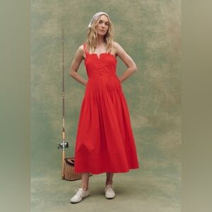 The Great ”The Day Break Dress” in Hot Red